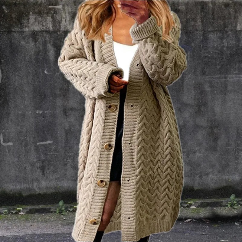 Manteau Tricoté Femme luxe