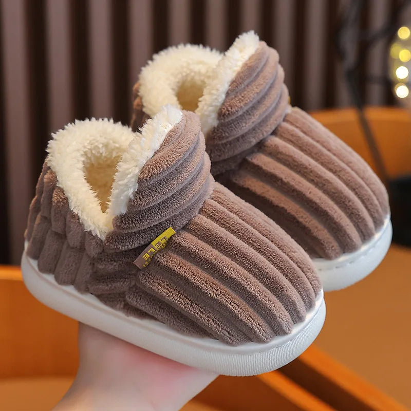 Enfant Chaussons Chauds Hiver