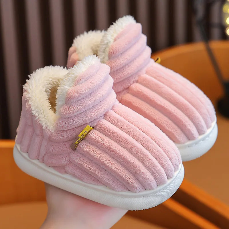 Enfant Chaussons Chauds Hiver