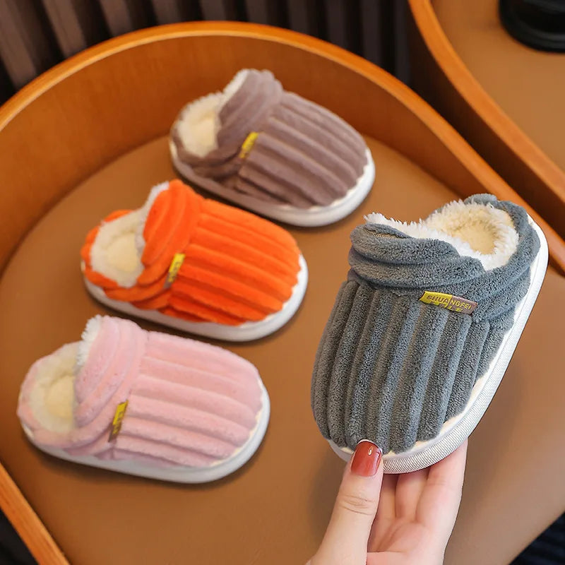 Enfant Chaussons Chauds Hiver